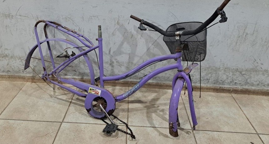 Villa &Aacute;ngela: RECUPERAN UNA BICICLETA ROBADA DE UN DOMICILIO Y CONTIN&Uacute;AN LAS INVESTIGACIONES PARA HALLAR EL RESTO DE LOS BIENES SUSTRA&Iacute;DOS 