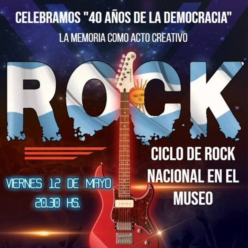 Villa &Aacute;ngela: MUESTRA DE ROCK NACIONAL EN LA SEMANA DE MAYO EN EL MUSEO MUNICIPAL 
