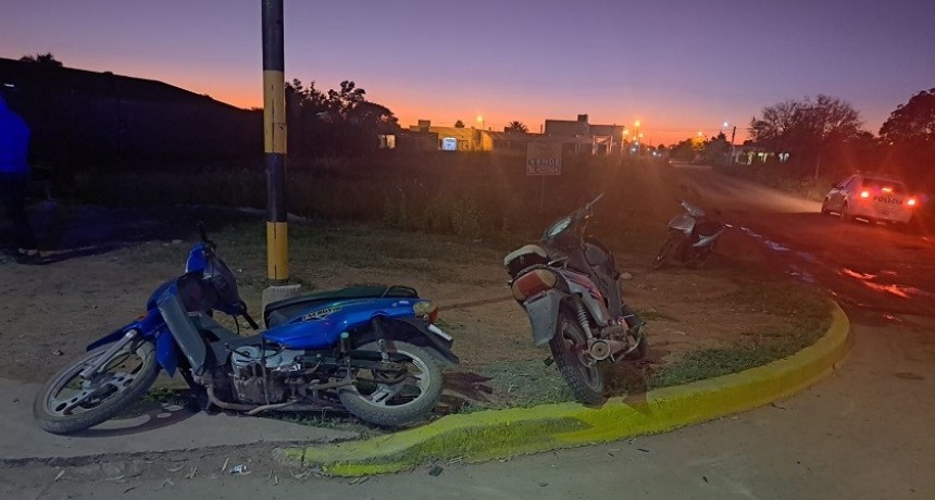 Villa &Aacute;ngela: UN MOTOCICLISTA LESIONADO TRAS COLISIONAR CON OTRA MOTO