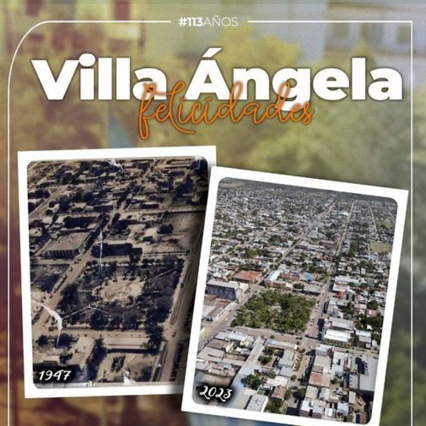 ADALBERTO PAPP: "EN ESTE 113 ANIVERSARIO DE VILLA &Aacute;NGELA, CELEBRAMOS EL GRAN CRECIMIENTO DE LA CIUDAD JUNTO A LOS VECINOS"