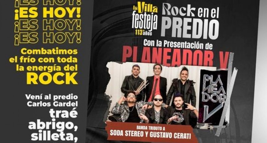 Villa &Aacute;ngela: EL MUNICIPIO INVITA A DISFRUTAR DE "ROCK EN EL PREDIO"