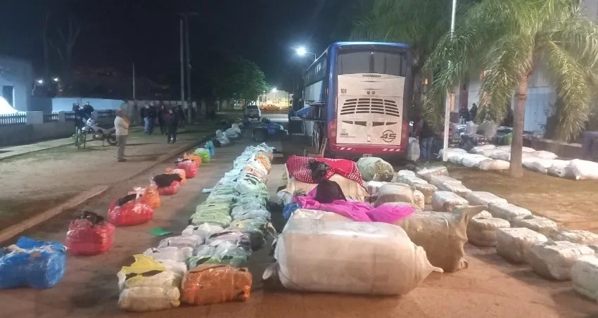 Charata: Mega secuestro en rutas chaqueñas de mercadería de contrabando valuada en más de $ 70 millones