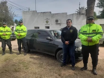 DETECTARON EN VILLA ÁNGELA UN AUTO ROBADO EN BUENOS AIRES