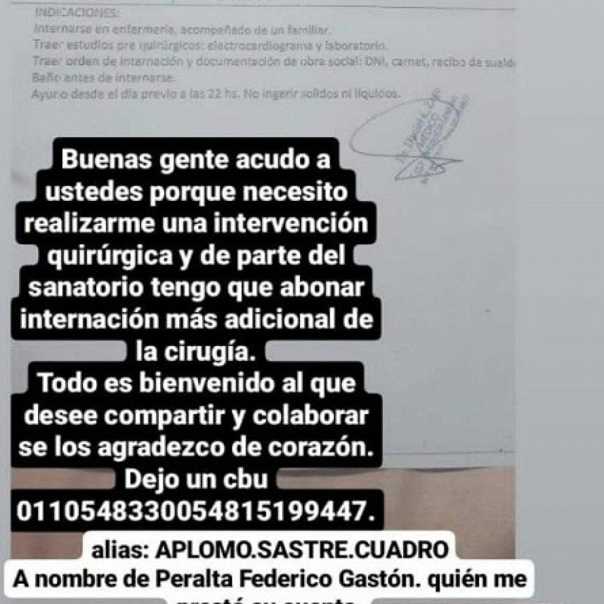 Villa &Aacute;ngela: MICHEL MONTIEL SOLICITA DE LA COLABORACI&Oacute;N DE LA COMUNIDAD PARA RECAUDAR FONDOS PARA UNA INTERVENCI&Oacute;N QUIR&Uacute;RGICA DE VES&Iacute;CULA  