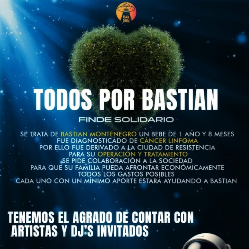 Villa &Aacute;ngela: TODOS POR BASTIAN | S&uacute;mate este fin de semana a la movida solidaria 