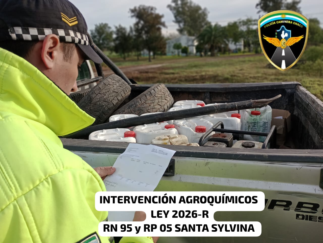 Santa Sylvina: POLIC&Iacute;A CAMINERA INTERVINO DOS CARGAS POR NO CONTAR CON LAS DOCUMENTACIONES EXIGIBLES