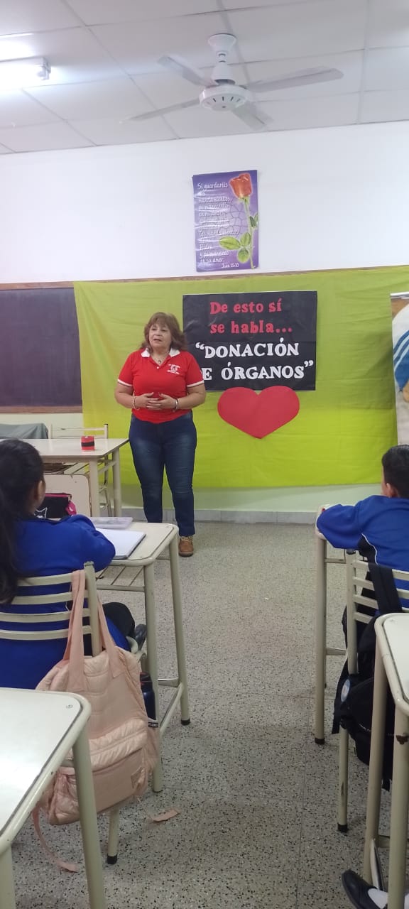 VILLA ÁNGELA: EN EL DÍA NACIONAL DE LA DONACIÓN DE ÓRGANOS,  LA ASOCIACIÓN 