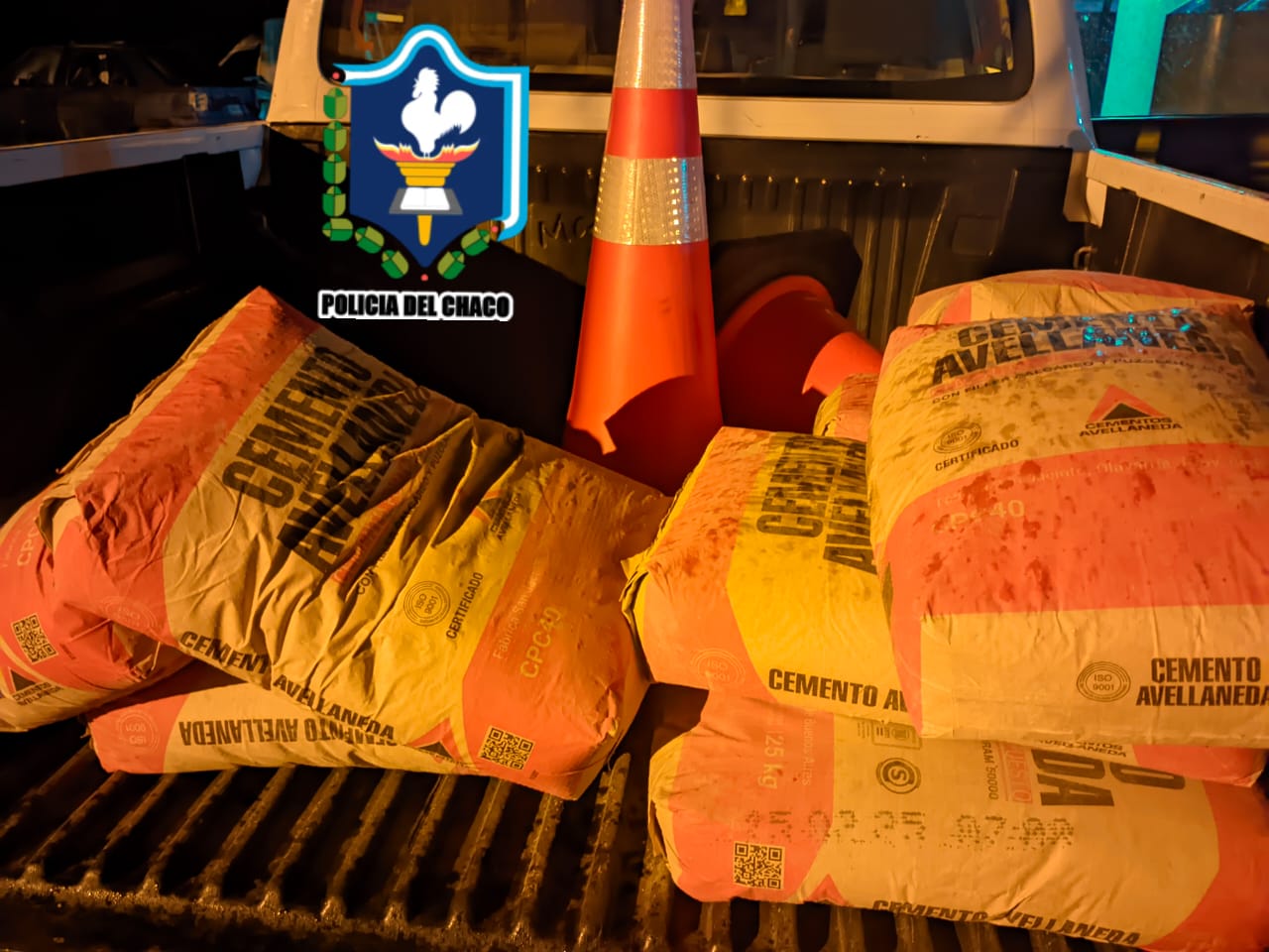 VILLA BERTHET: POLIC&Iacute;A RECUPER&Oacute; MATERIALES DE CONSTRUCCI&Oacute;N SUSTRA&Iacute;DOS Y COMERCIALIZADOS