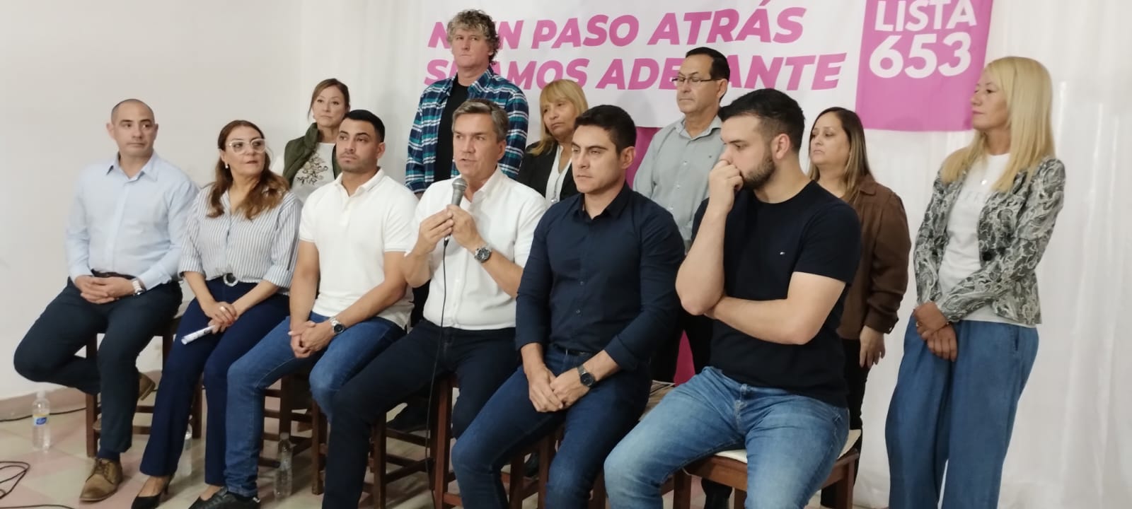 EL GOBERNADOR LEANDRO ZDERO INSTÓ A APOYAR A LA LISTA 653 
