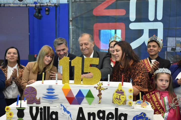 VILLA &Aacute;NGELA CELEBR&Oacute; SU 115&deg; ANIVERSARIO CON UN EMOTIVO DISCURSO DEL INTENDENTE ADALBERTO PAPP