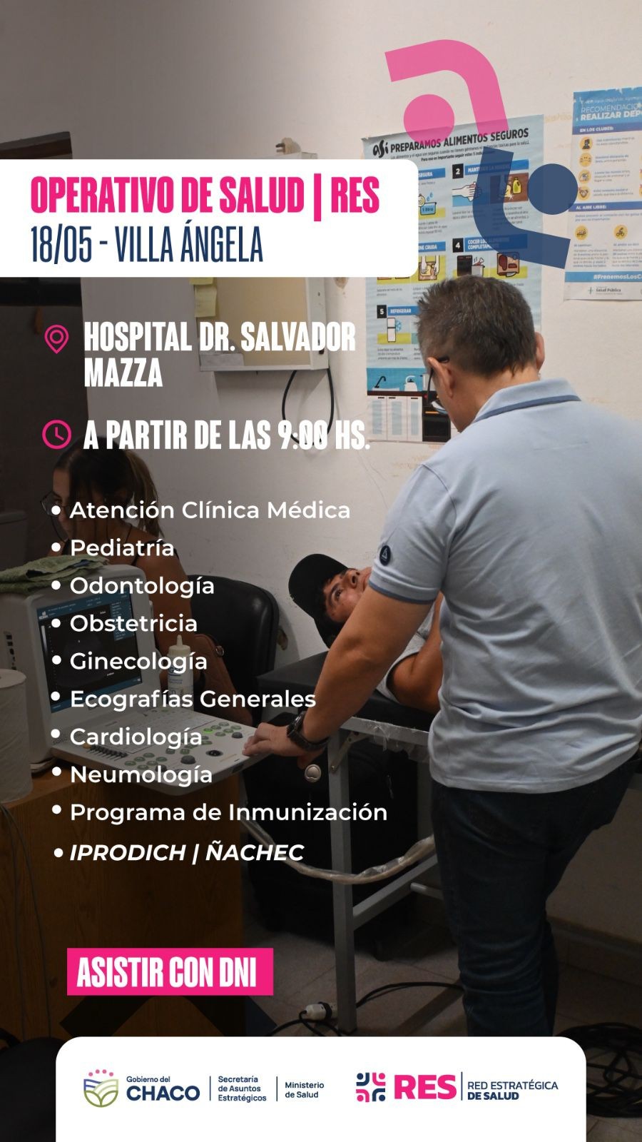 LA RED ESTRAT&Eacute;GICA DE SALUD LLEGA ESTE LUNES A VILLA &Aacute;NGELA
