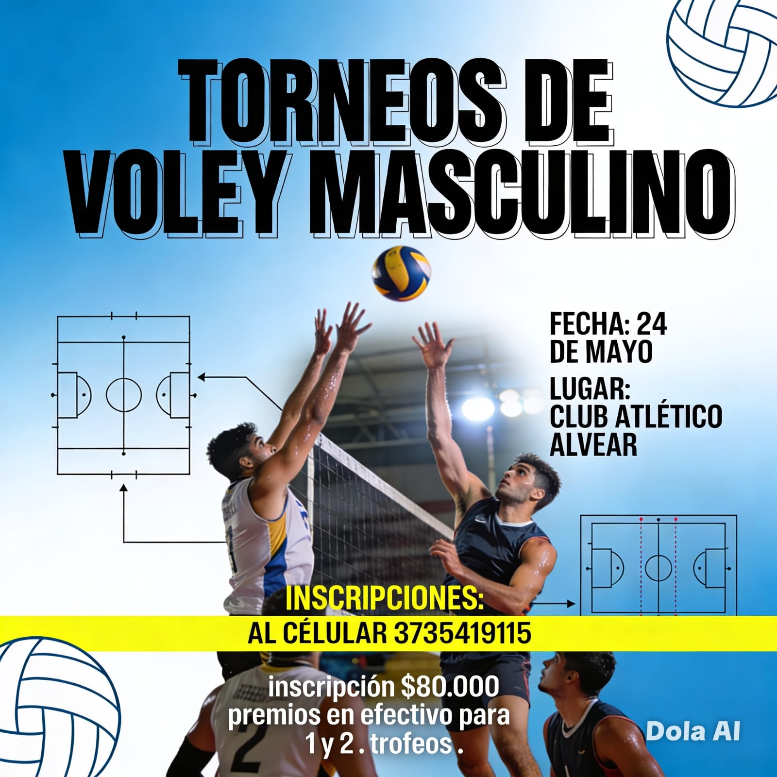 EXPECTATIVA POR EL TORNEO MASCULINO DE V&Oacute;LEY QUE SE REALIZAR&Aacute; EN EL CLUB ATL&Eacute;TICO ALVEAR