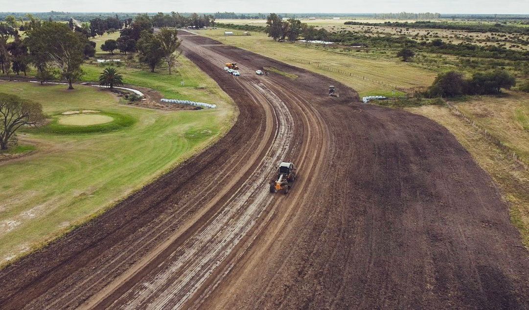 VILLA &Aacute;NGELA: AVANZAN LAS OBRAS DEL GOBIERNO PROVINCIAL EN EL AUT&Oacute;DROMO
