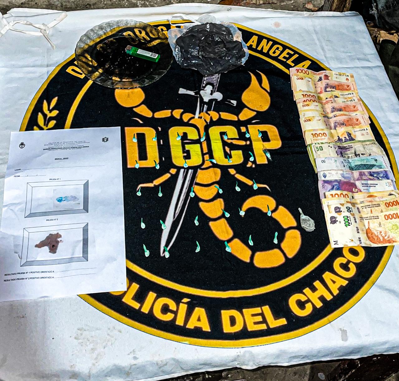 Villa &Aacute;ngela: ALLANAMIENTO ANTIDROGAS: DOS DETENIDOS Y COCA&Iacute;NA SECUESTRADA