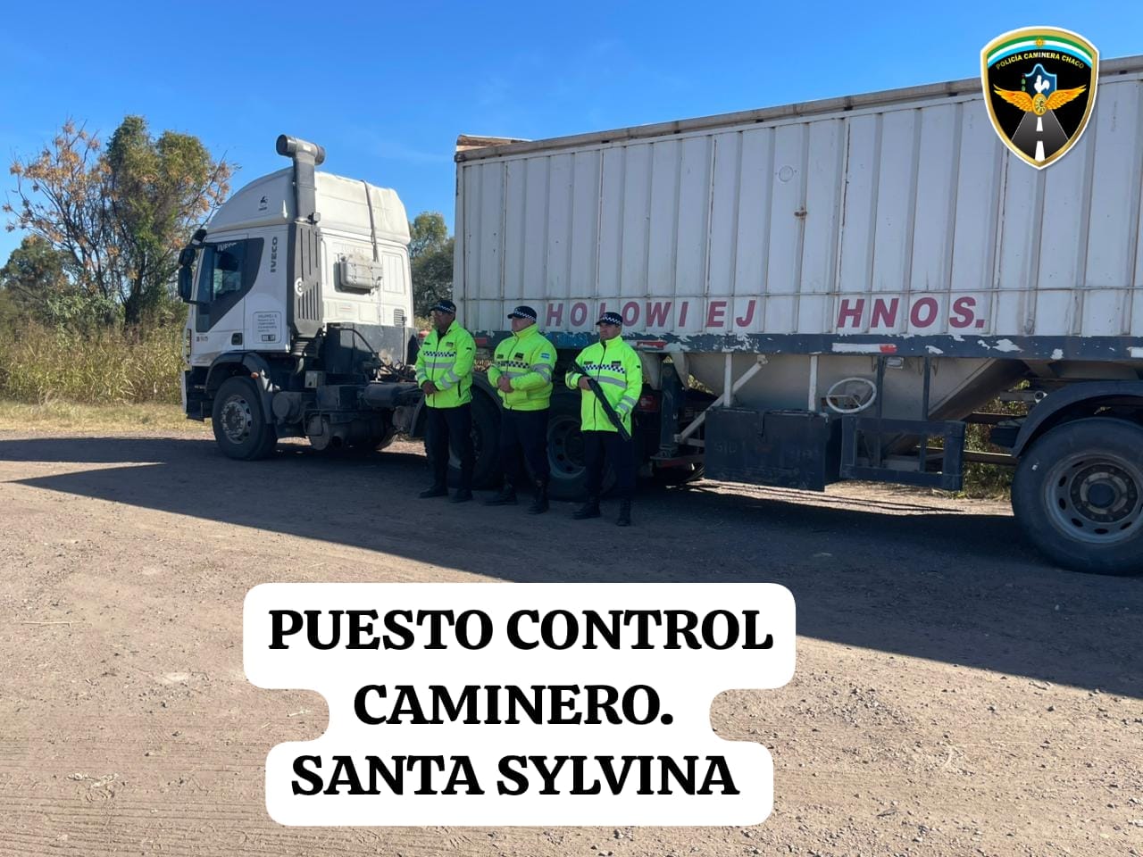 TR&Aacute;NSITO URBANO Y PATRULLA VIAL VILLA &Aacute;NGELA: RETUVIERON UN CAMI&Oacute;N CON 30 TONELADAS DE TRIGO POR IRREGULARIDADES EN LA DOCUMENTACI&Oacute;N