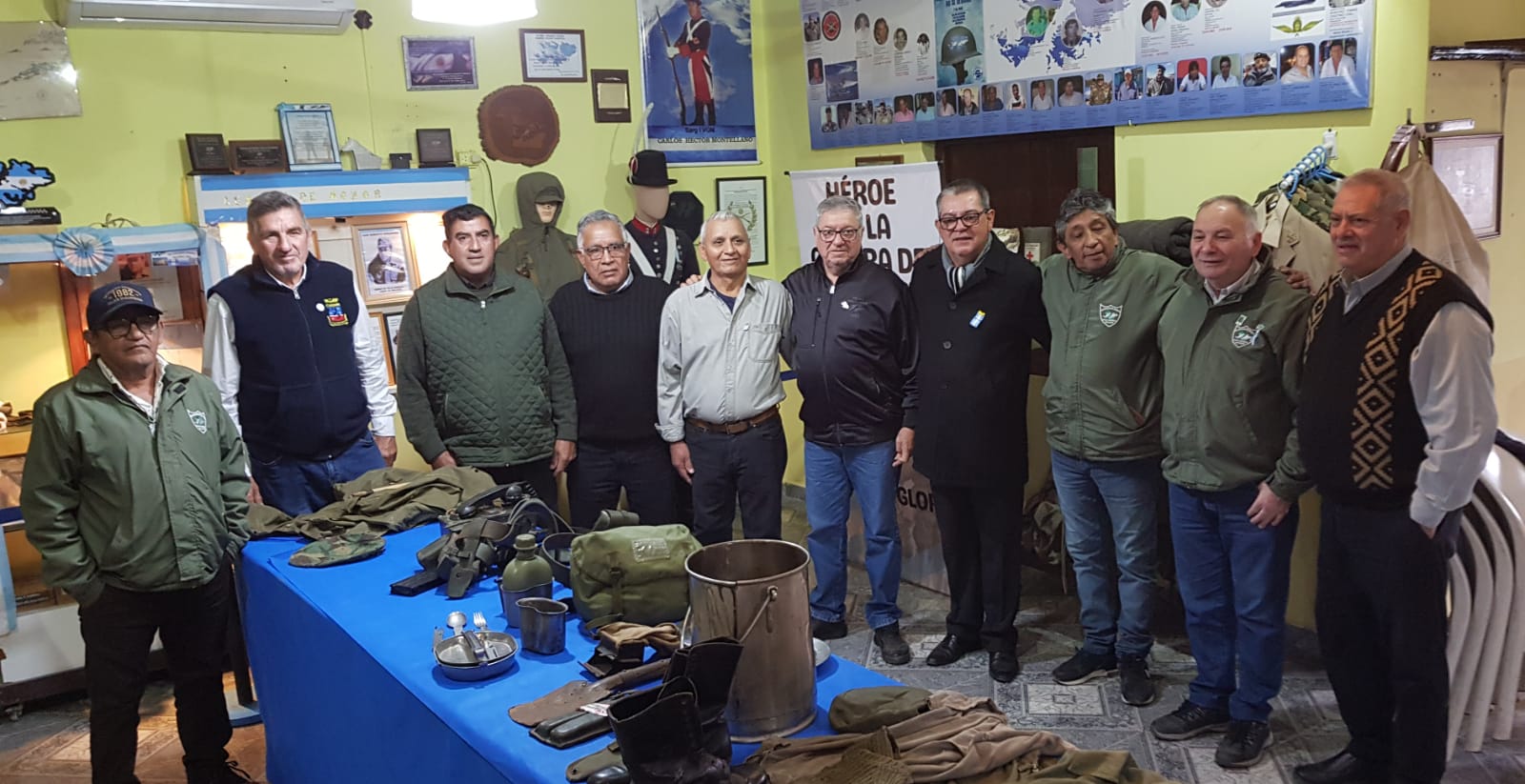 IMPORTANTE APORTE HIST&Oacute;RICO PARA EL MUSEO DE VETERANOS DE GUERRA DE VILLA &Aacute;NGELA 