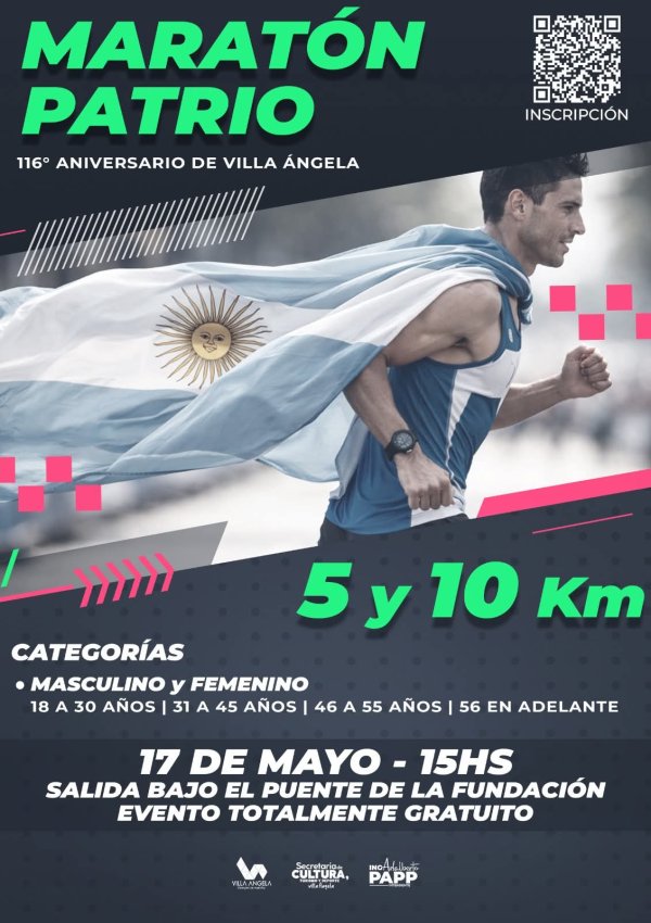 VILLA &Aacute;NGELA SE PREPARA PARA LA MARAT&Oacute;N PATRIO EN EL MARCO DEL 116&deg; ANIVERSARIO DE LA CIUDAD