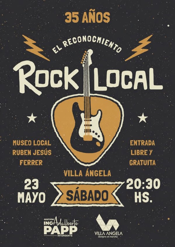 &ldquo;EL ROCK LOCAL FORMA PARTE DE LA IDENTIDAD CULTURAL DE VILLA &Aacute;NGELA&rdquo;, DIJO ALBERTO SVENSON EN EL MARCO DEL HOMENAJE POR LOS 35 A&Ntilde;OS DEL MOVIMIENTO ROCKERO