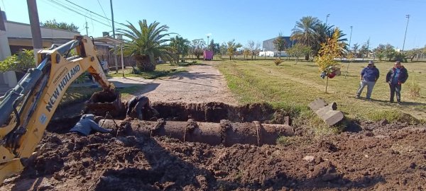 VILLA &Aacute;NGELA: MUNICIPIO AVANZA CON LAS MEJORAS EN EL BARRIO CGT 