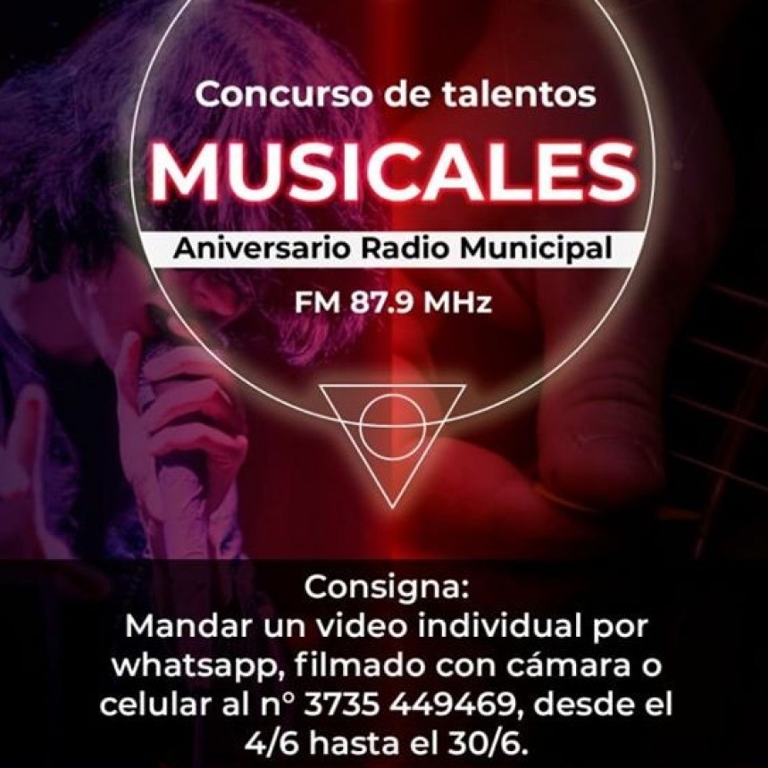 Villa &Aacute;ngela: EL MUNICIPIO INVITA A LOS M&Uacute;SICOS VILLANGELENSES A PARTICIPAR DEL CONCURSO DE TALENTOS MUSICALES