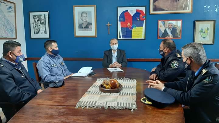 EL INTENDENTE PAPP RECIBI&Oacute; AL DIRECTOR GENERAL DE SEGURIDAD INTERIOR PARA COORDINAR ACCIONES EN CONJUNTO