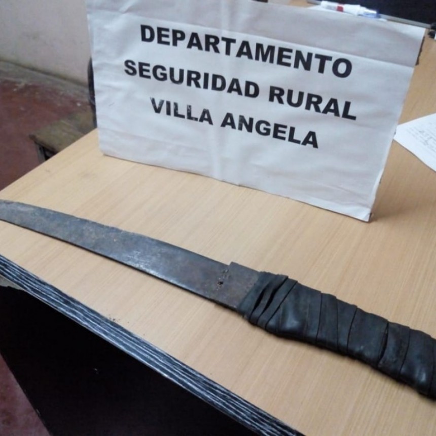 Villa &Aacute;ngela: UNA MUJER DENUNCIA QUE SU PAREJA INTENTABA AGREDIRLA CON UN MACHETE