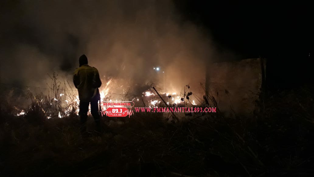 Villa &Aacute;ngela: UN NUEVO INCENDIO DE PASTIZAL ALERT&Oacute; A VECINOS DE LA ZONA