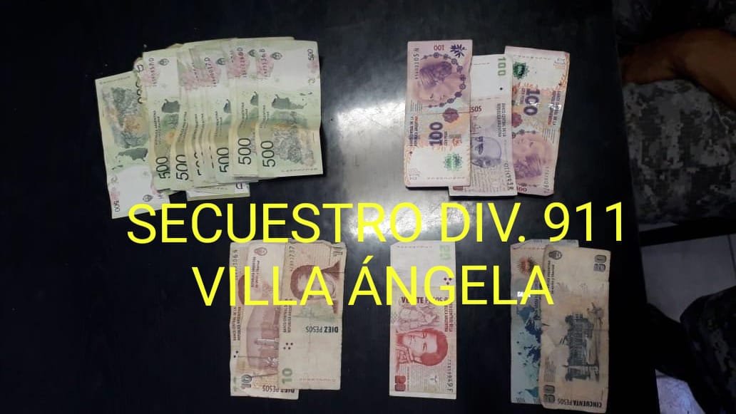 Villa &Aacute;ngela: ES ABORDADA POR EL EX Y LE ROBA $9.500, FUE DETENIDO POR EL PERSONAL POLICIAL