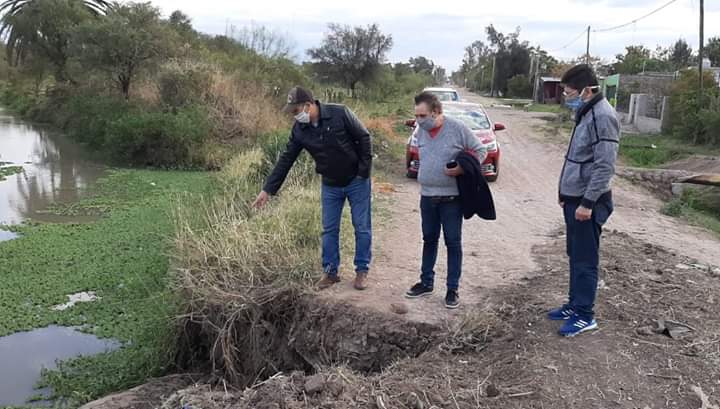 Villa Ángela: EL INTENDENTE PAPP INDICÓ LA REPARACIÓN DE UN PUENTE DAÑADO EN ZONA SUR