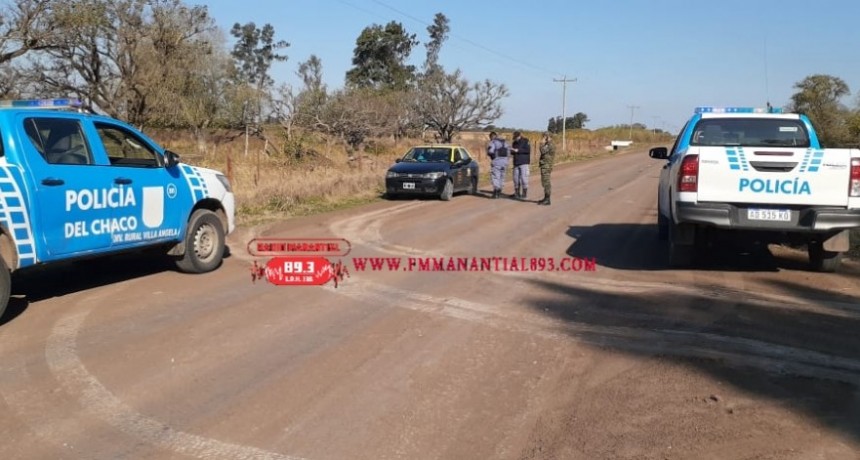 Control Camino a Los Gansos: UN TAXI DESDE BUENOS AIRES CON TRES PASAJEROS DE SÁENZ PEÑA INTENTÓ PASAR UN CONTROL Y TRAS UNA PERSECUCIÓN FUERON DETENIDOS