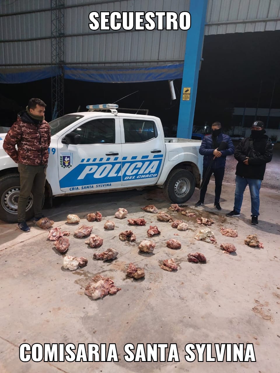 Santa Sylvina: INGRESARON A UN CAMPO Y FAENARON UN ANIMAL 