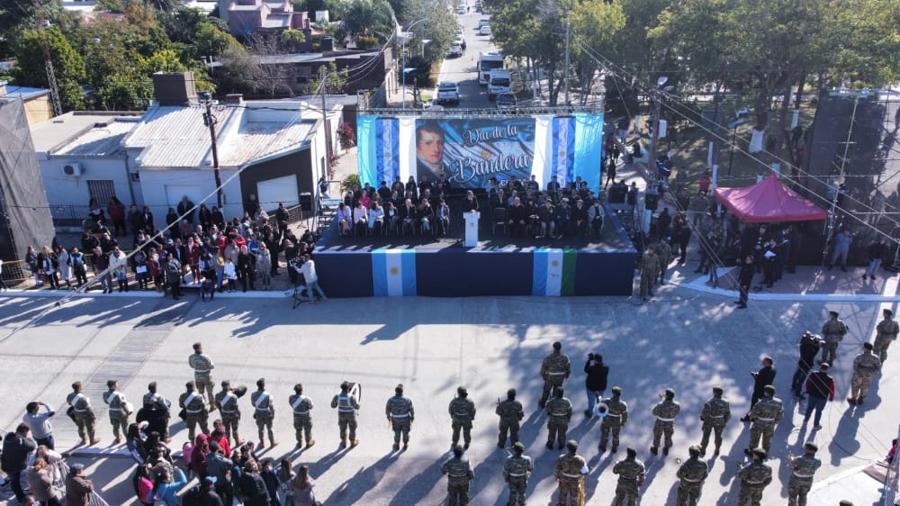 D&Iacute;A DE LA BANDERA: CAPITANICH ENCABEZ&Oacute; EN LA CLOTILDE EL ACTO CENTRAL EN HOMENAJE AL GENERAL MANUEL BELGRANO