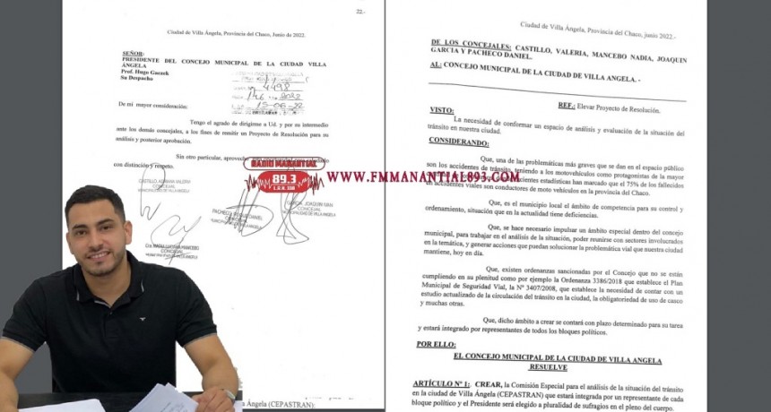 Villa &Aacute;ngela: CONC. JOAQU&Iacute;N GARC&Iacute;A | SE CREO LA COMISI&Oacute;N ESPECIAL PARA EL AN&Aacute;LISIS DEL TR&Aacute;NSITO