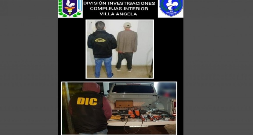 Villa &Aacute;ngela: INVESTIGACIONES COMPLEJAS LOGR&Oacute; RECUPERAR HERRAMIENTAS ROBADAS DE UNA CONSTRUCCI&Oacute;N VALUADAS EN 300.000 PESOS