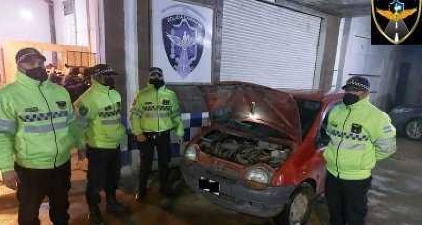 S&aacute;enz Pe&ntilde;a: Polic&iacute;a vial incaut&oacute; un veh&iacute;culo con pedido de secuestro por hurto agravado