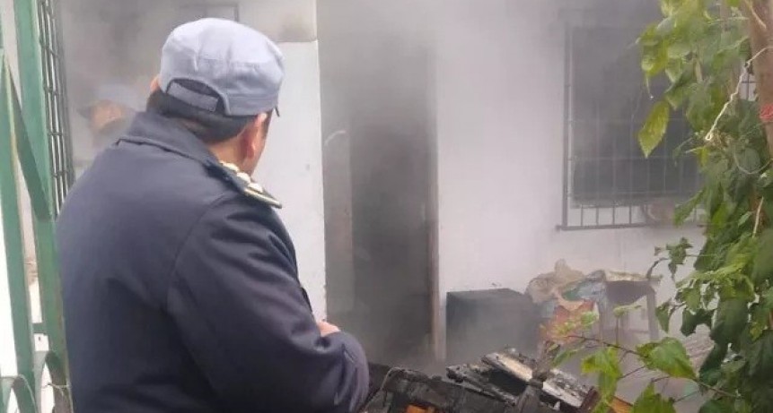 Saenz Pe&ntilde;a: Una pareja termin&oacute; en el hospital tras el incendio de su casa