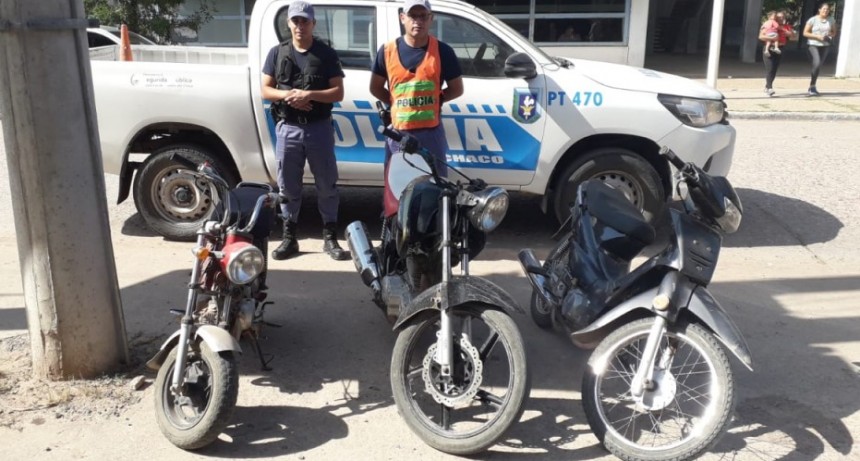 San Bernardo: SECUESTRAN TRES MOTOCICLETAS POR INFRACCI&Oacute;N AL C&Oacute;DIGO DE FALTAS PROVINCIAL   