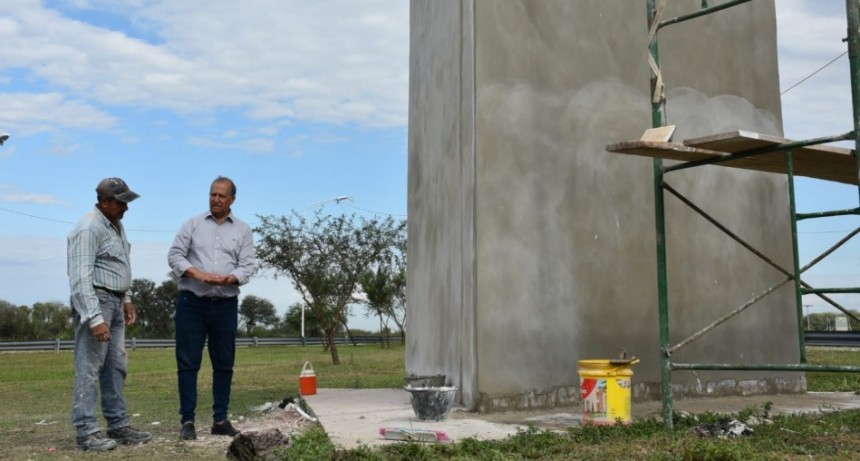 Villa &Aacute;ngela: EL INTENDENTE PAPP ANUNCI&Oacute; QUE EL ACCESO NORTE TENDR&Aacute; UNA IMAGEN DEL SANTO PATRONO 