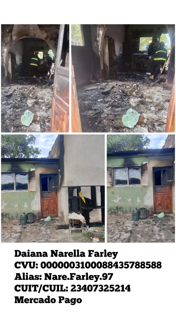 VORAZ INCENDIO DEJÓ PERDIDAS MATERIALES TOTALES Y LA VIDA DE TRES CACHORROS 