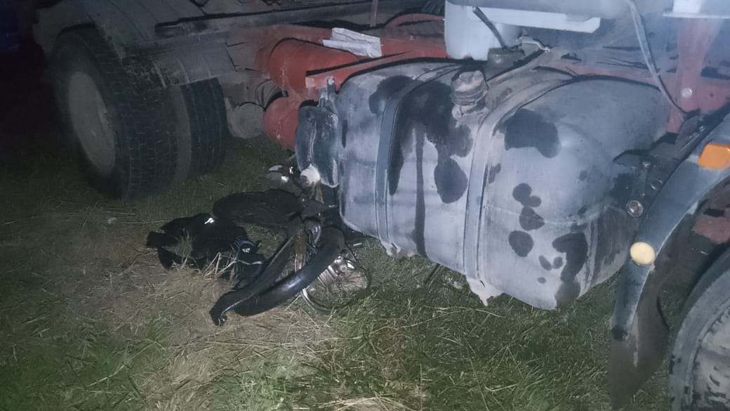 SANTA SYLVINA:UN HOMBRE FALLECI&Oacute; TRAS UN CHOQUE ENTRE UNA MOTO Y UN CAMI&Oacute;N EN RUTA 95