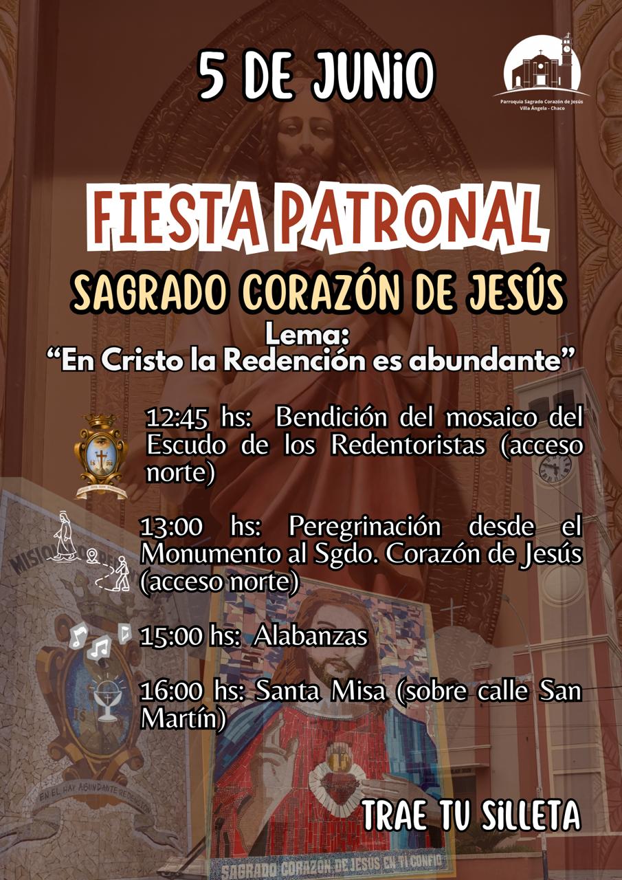 CONVOCAN A LA COMUNIDAD A PARTICIPAR DE LA &Uacute;LTIMA JORNADA DE LA NOVENA Y LA FIESTA DEL SAGRADO CORAZ&Oacute;N DE JES&Uacute;S