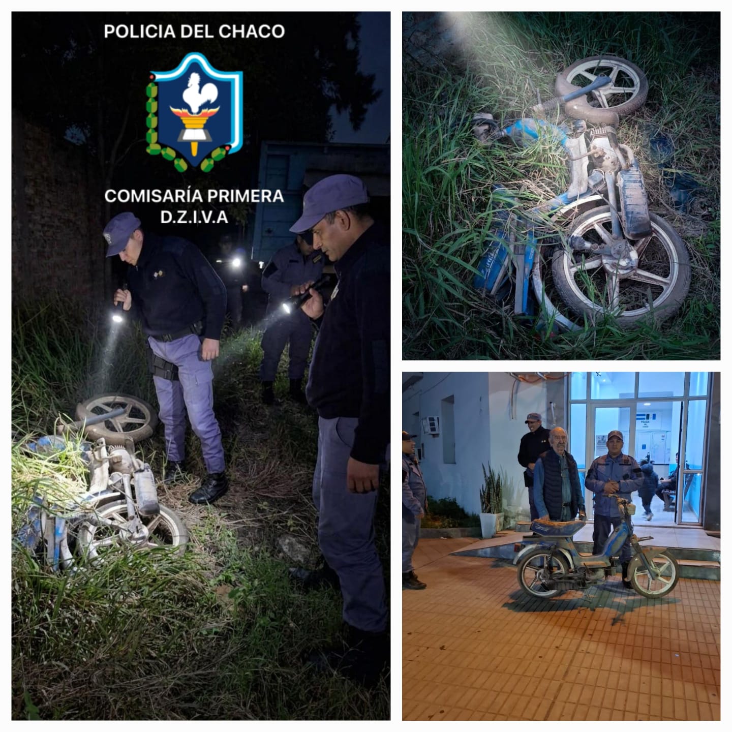 Villa &Aacute;ngela: Recuperan una motocicleta robada y avanzan en la investigaci&oacute;n del hecho