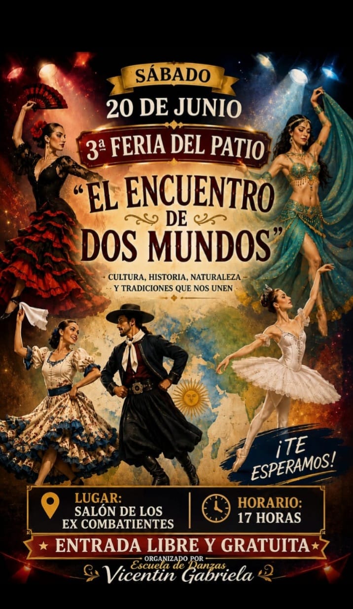 LA ESCUELA DE DANZAS VICENT&Iacute;N GABRIELA REALIZAR&Aacute; LA TERCERA FERIA DEL PATIO &ldquo;EL ENCUENTRO DE DOS MUNDOS&rdquo;