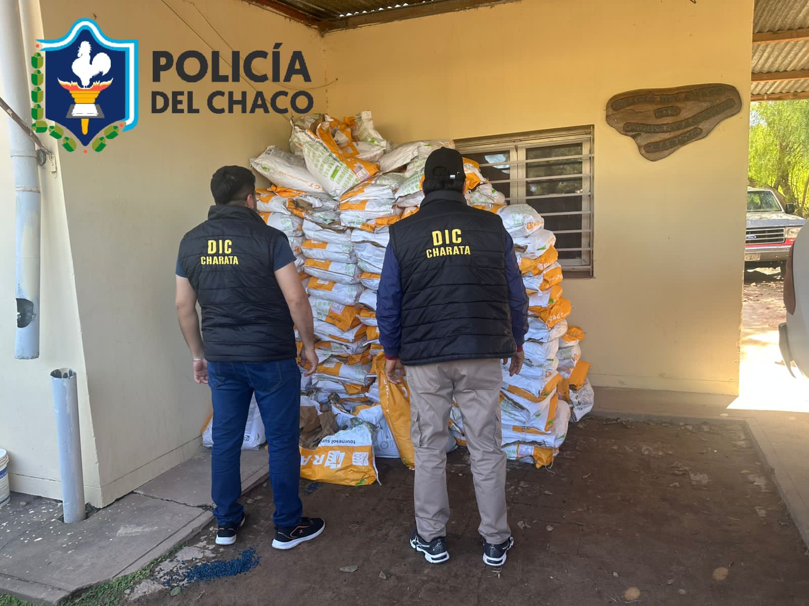 CHARATA: SEMILLAS DE GIRASOL VALUADAS EN M&Aacute;S DE 50 MILLONES DE PESOS FUERON RECUPERADAS HOY