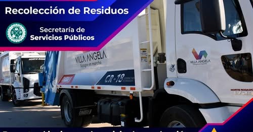 Villa &Aacute;ngela: NUEVO HORARIO DE RECOLECCI&Oacute;N DE RESIDUOS NOCTURNO