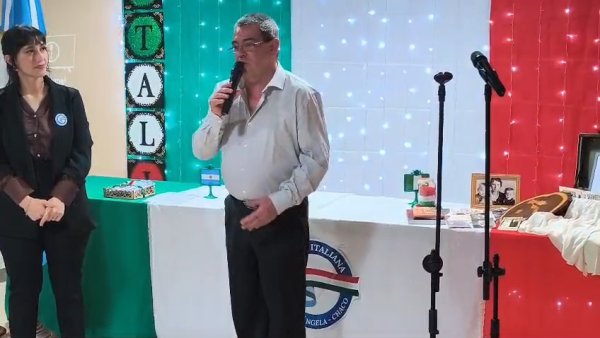 Buyatti acompa&ntilde;&oacute; la celebraci&oacute;n por el D&iacute;a Nacional del Inmigrante Italiano y destac&oacute; el aporte de la colectividad a Villa &Aacute;ngela