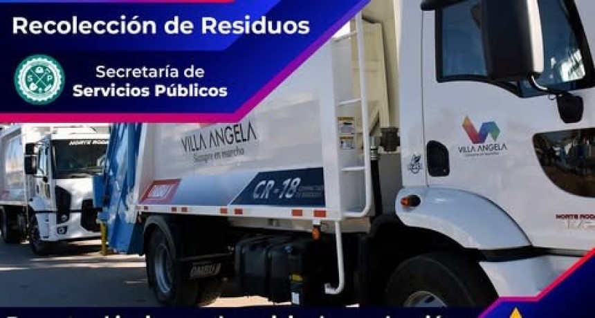 Villa &Aacute;ngela: NUEVO HORARIO DE RECOLECCI&Oacute;N DE RESIDUOS NOCTURNO