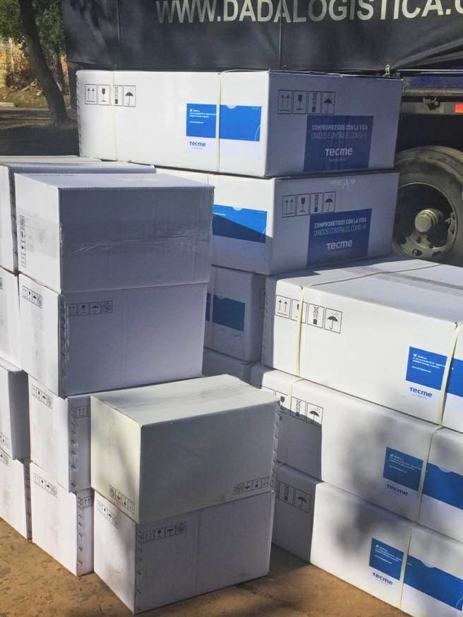 Chaco: SALUD RECIBI&Oacute; 14 RESPIRADORES ARTIFICIALES PARA EL HOSPITAL MODULAR DEL PERRANDO