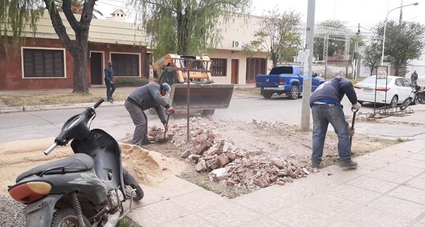 Villa &Aacute;ngela: EL MUNICIPIO RETOM&Oacute; TAREAS DE RECOLECCI&Oacute;N DE ESCOMBROS Y RAMAS