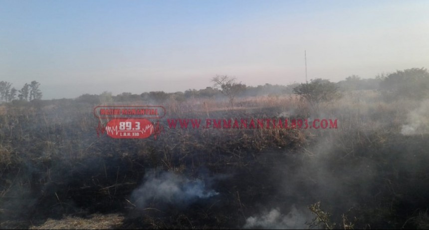 San Bernardo: EL DEBER PRIMERO: UN BOMBERO DE FRANCO DEJ&Oacute; LA TRANQUILIDAD DE SU CASA PARA EXTINGUIR UN GRAN INCENDIO DE CAMPO